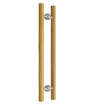 台製玻璃門把手-木質 167-GC2005-3 