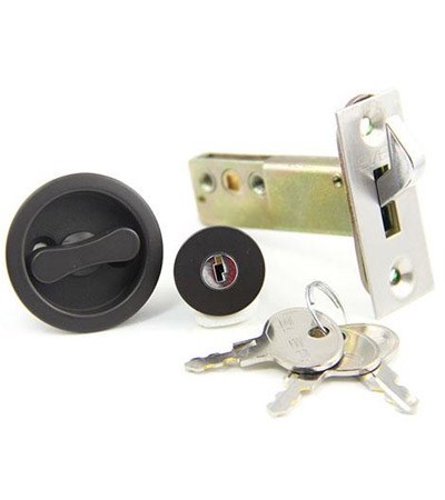 台製房間隱藏式勾鎖-深咖啡色 132-LK16-24-ORB
