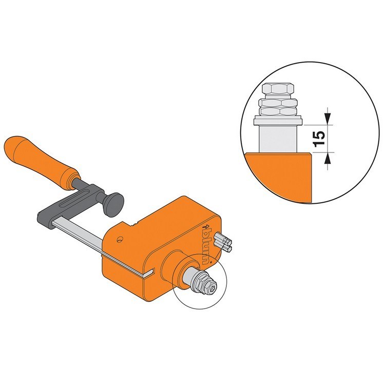 blum 觸控器治具挖孔