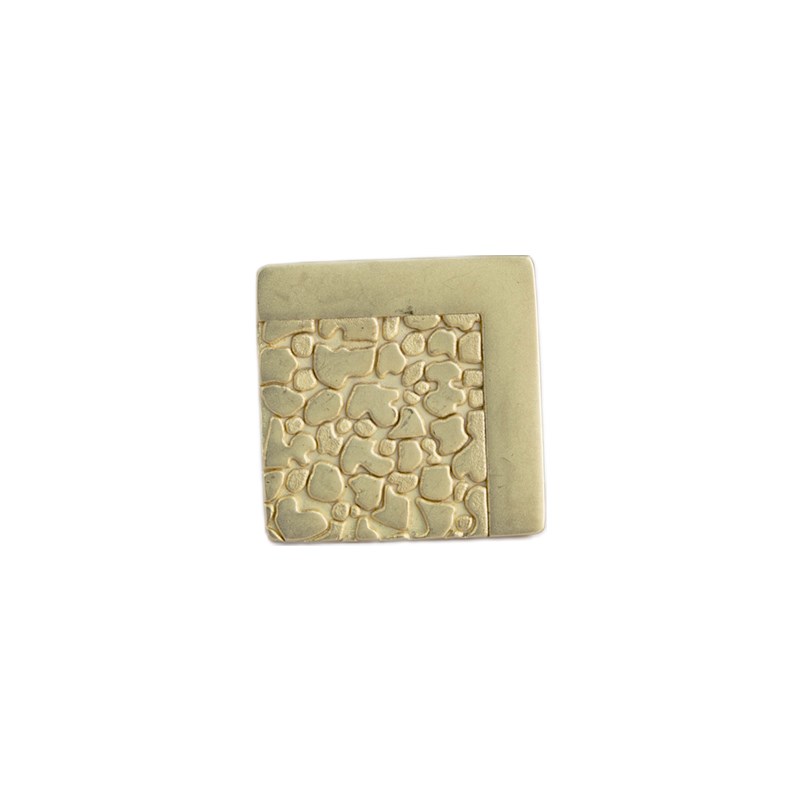方型石雕紋把手-香檳金(小)