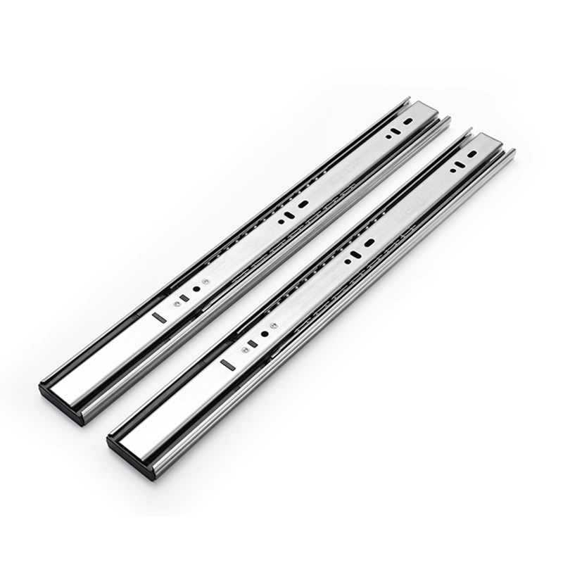 不鏽鋼三截式走珠緩衝滑軌 20cm 395-251111