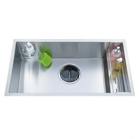 獨創不鏽鋼手工水槽(W900mm櫃體適用)  437-CSK M8547