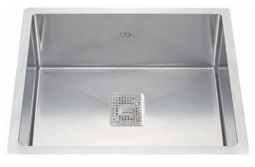 獨創不鏽鋼手工水槽(W600mm櫃體適用) 437-CSK-CS5447