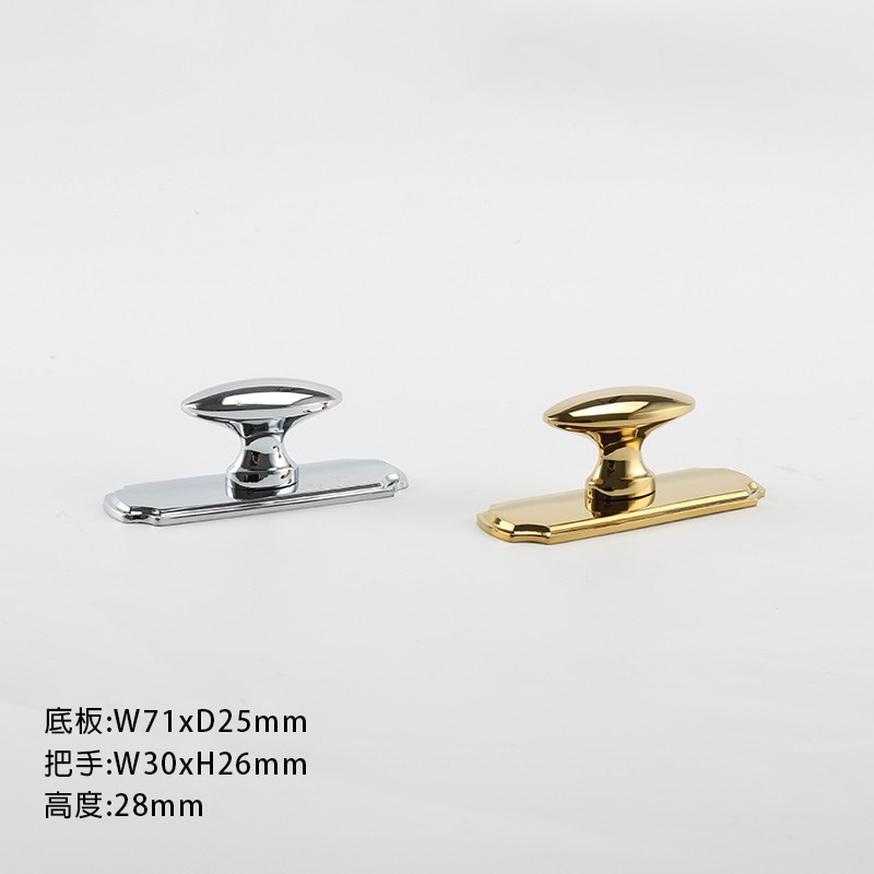 輕奢純銅把手-銀色 395-1081