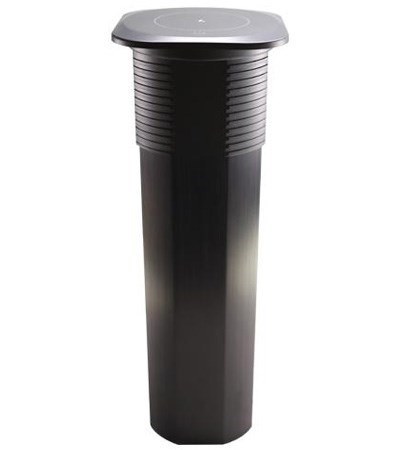 電動雙面升降插座藍芽音響版-方型(黑色) 395-RM605C