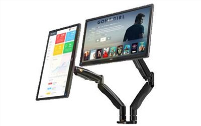 台製桌上型液晶螢幕架-雙螢幕(22-32吋LCD)  NBC-195A