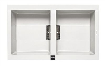 義大利進口玻璃結晶石水槽 (W900mm櫃體適用)　DXJ-SIREX450 