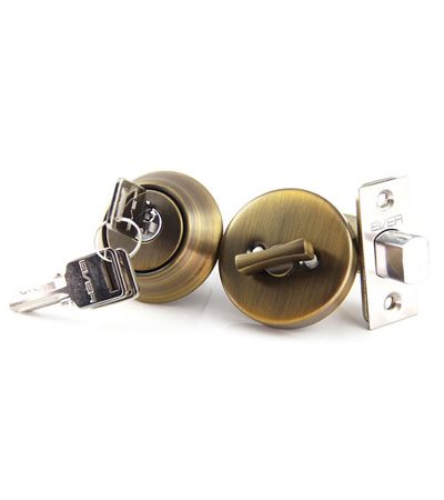 台製房間輔助鎖-青古銅 132-LK01-55-AB (2色)