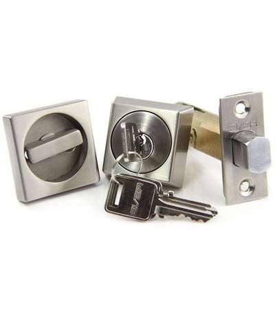 台製房間方型輔助鎖-毛絲面 132-LK21-45-BNA (2色)