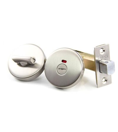 台製浴室圓型輔助鎖-毛絲面 132-LK02-55-BNA (2色)
