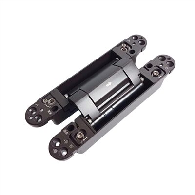 3D緩衝十字暗鉸鍊(鐵灰) 329-DH561GH2