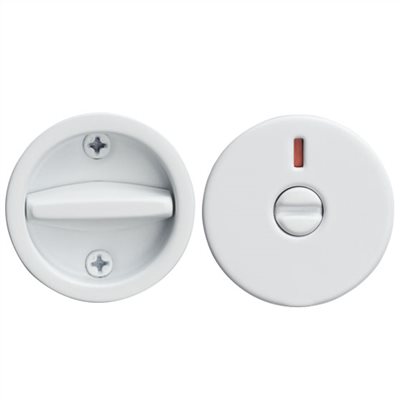 日本圓形浴室勾鎖-白色 402-KM-17-001