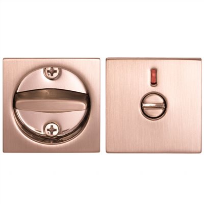 日本進口浴室勾鎖-玫瑰金 402-KM-18-SQ