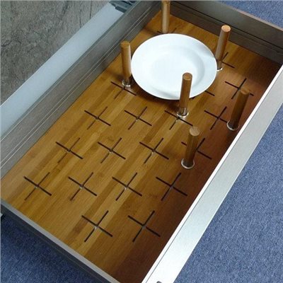 抗倍特防潮白色插盤架-600mm  427-PullOutPlateOrganiser600-Mw