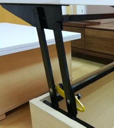 升降緩衝茶几矮櫃桌五金(帶鎖) 395-1601031H